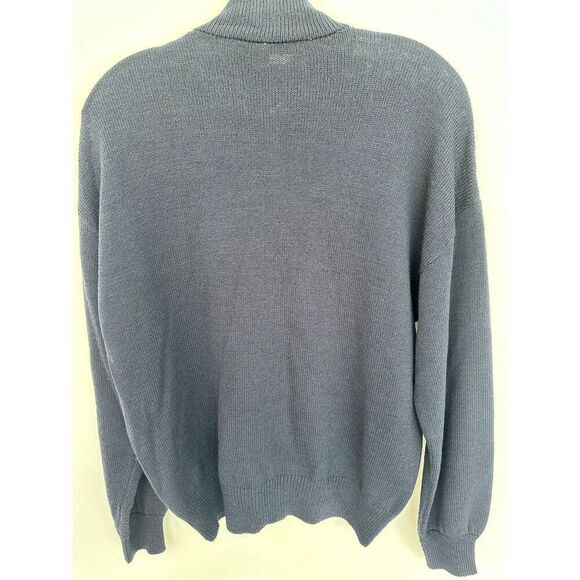 St. John Separates Womens Mock Neck Embroidered Gold Star Knit Sweater Size S - Picture 5 of 9